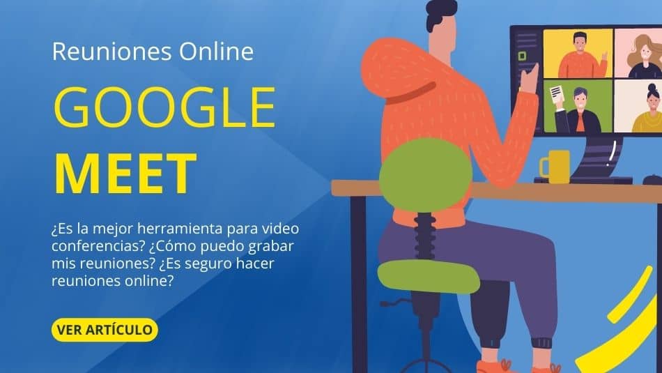 haz reuniones online con Google Meet que ahora está incorporado en GMail.